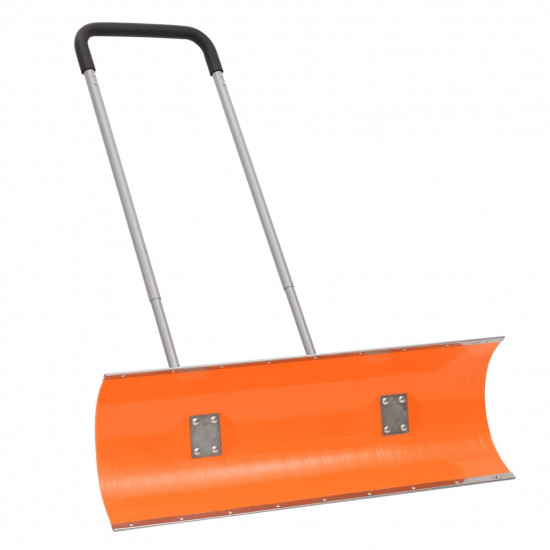 Narancssárga hólapát acél pengével és kihúzható nyéllel 96 cm
