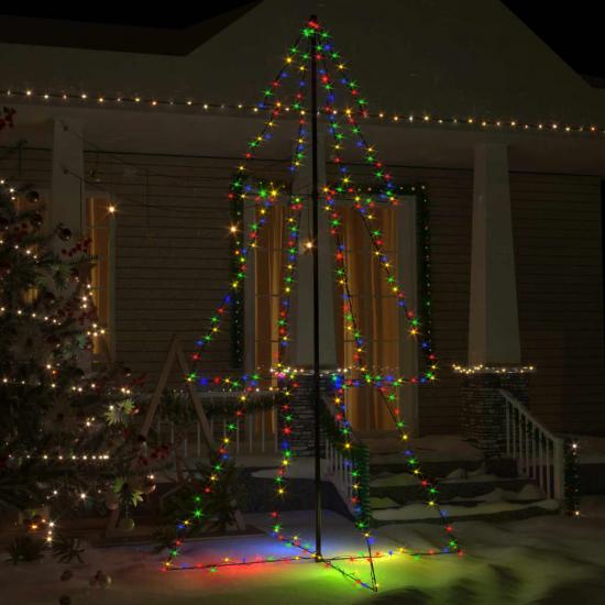 300 LED-es beltéri/kültéri kúp alakú karácsonyfa 120 x 220 cm