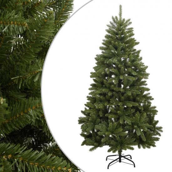 Zöld csuklópántos műkarácsonyfa állvánnyal 240 cm