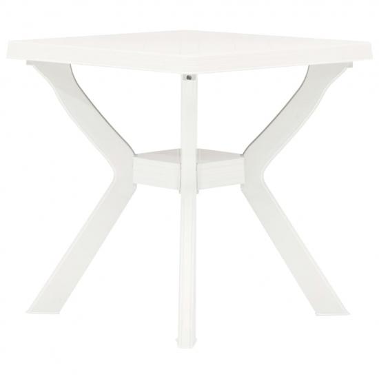 Fehér műanyag bisztróasztal 70 x 70 x 72 cm