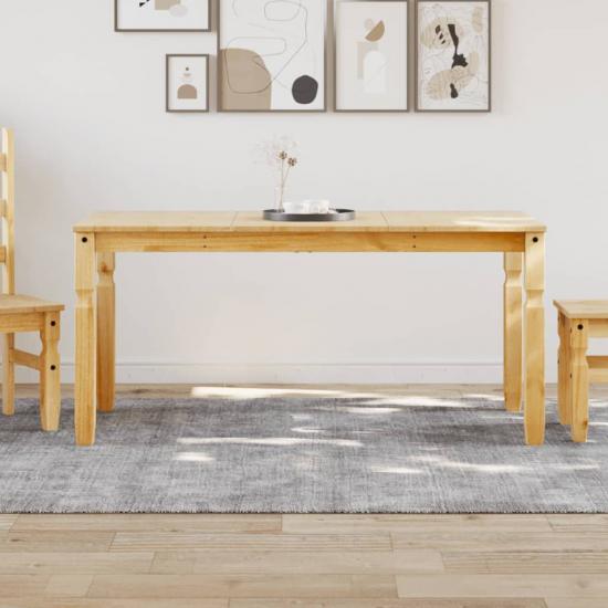 Corona tömör fenyőfa ebédlőasztal 160 x 80 x 75 cm