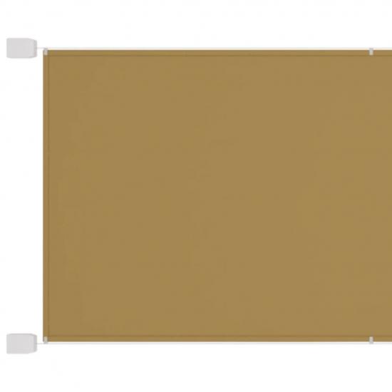 Bézs oxford-szövet függőleges napellenző 140 x 800 cm