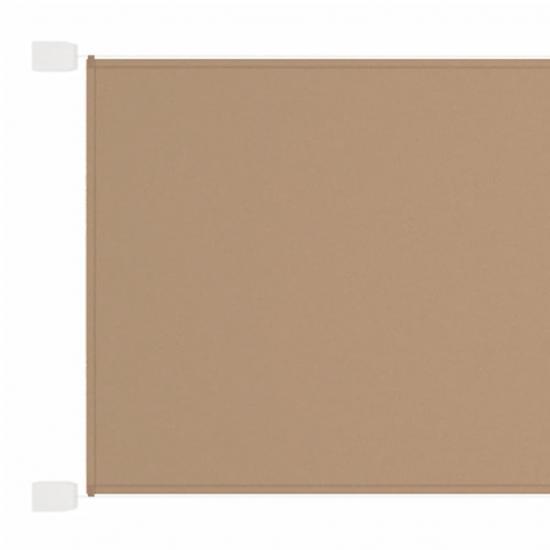 Tópszínű oxford-szövet függőleges napellenző 60 x 800 cm
