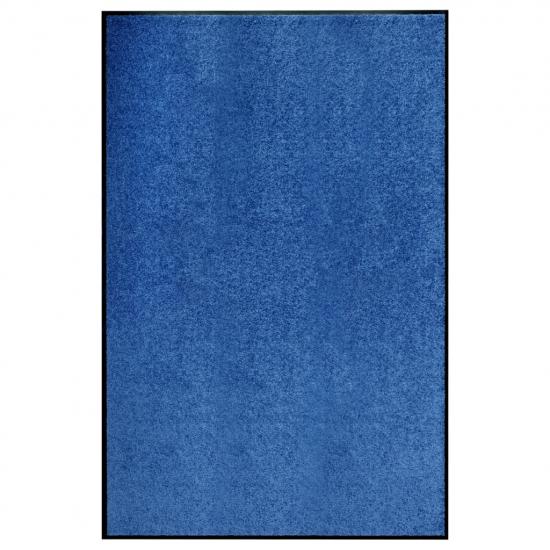 Kék kimosható lábtörlő 120 x 180 cm