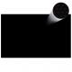 Fekete, négyszögletes PE medencetakaró 800 x 500 cm