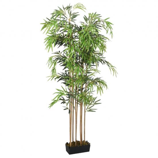 Zöld mű bambuszfa 1095 levéllel 150 cm