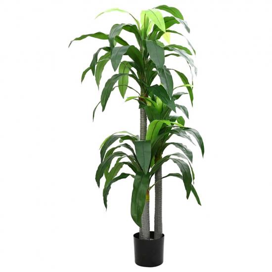 Zöld mesterséges dracaena fa 36 levéllel 180 cm