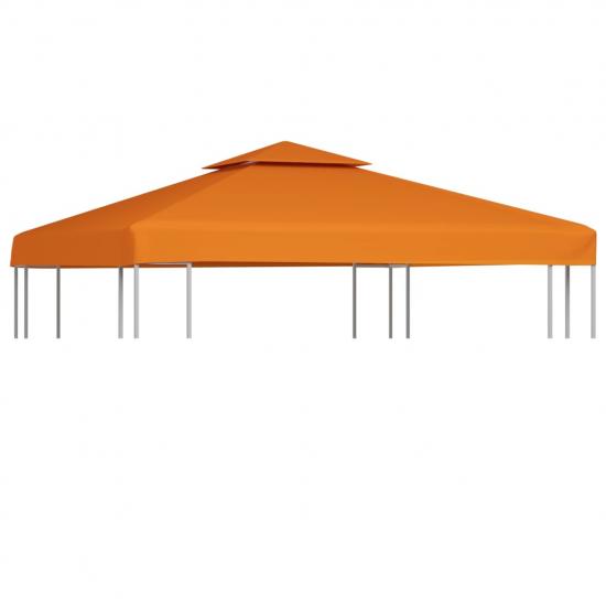 Narancssárga csere pavilon ponyvatető 310 g/m² 3 x 3 m