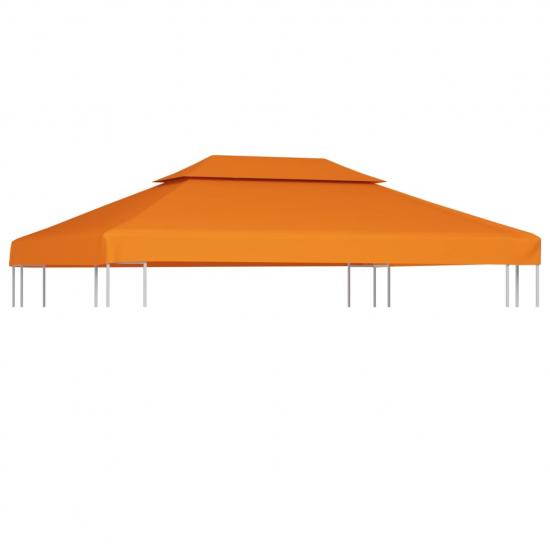 Narancssárga csere pavilon ponyvatető 310 g / m² 3 x 4 m