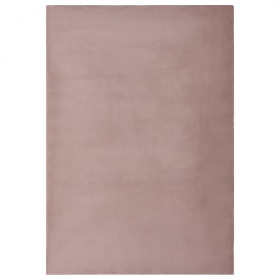 Fakó-rózsaszín műnyúlszőr szőnyeg 200 x 300 cm