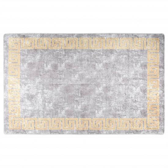 Szürke csúszásmentes mosható szőnyeg 160 x 230 cm
