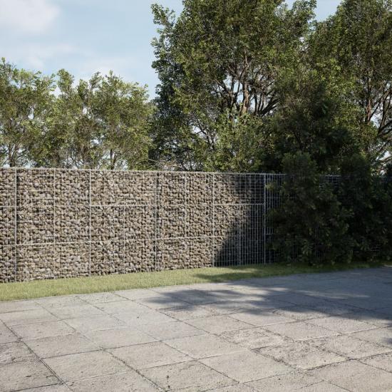 Horganyzott vas gabion kosár fedéllel 700 x 50 x 150 cm