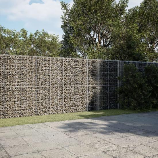 Horganyzott vas gabion kosár fedéllel 1200 x 50 x 200 cm