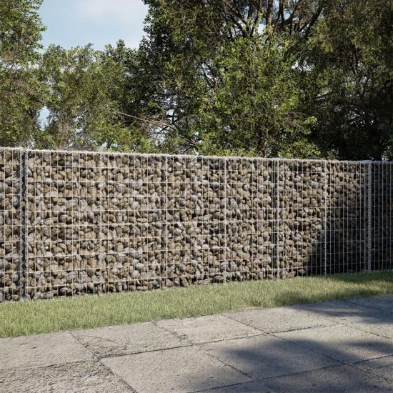 Horganyzott vas gabion kosár fedéllel 350 x 100 x 100 cm