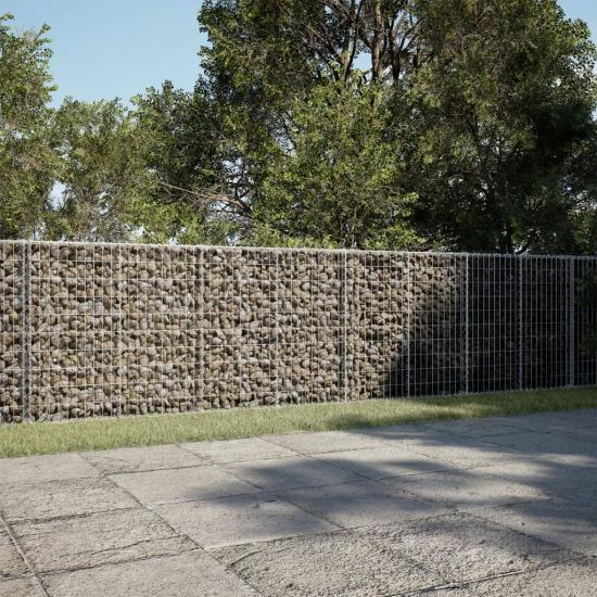 Horganyzott vas gabion kosár fedéllel 450 x 100 x 100 cm