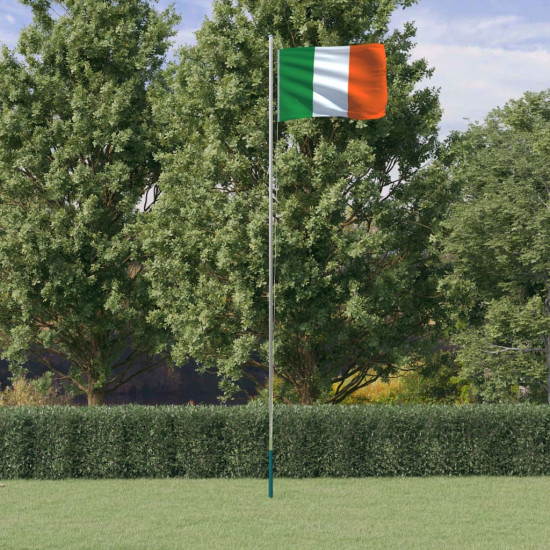 Alumínium ír zászló és rúd 6,23 m