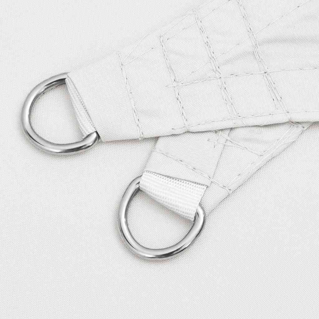 Fehér négyzet alakú oxford-szövet napvitorla 6 x 6 m