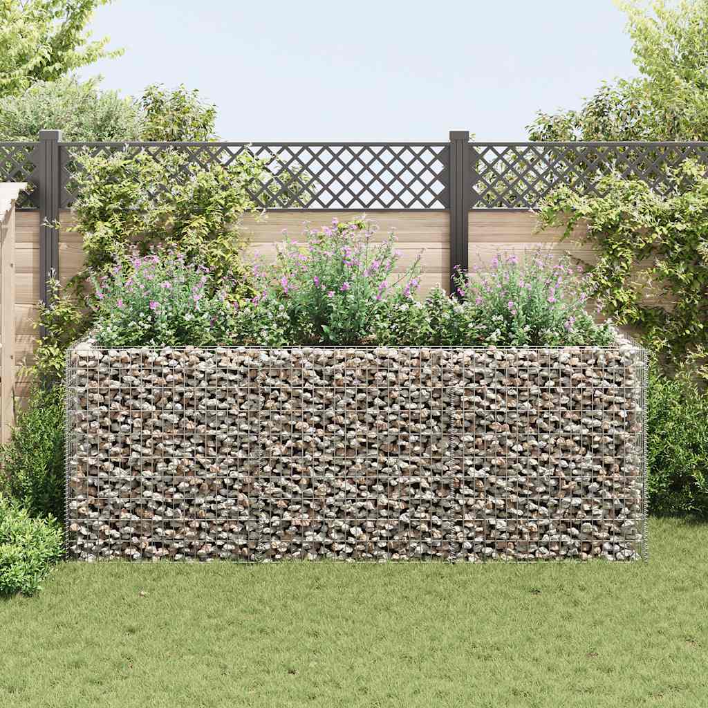 Acél gabion magaságyás 270 x 90 x 100 cm