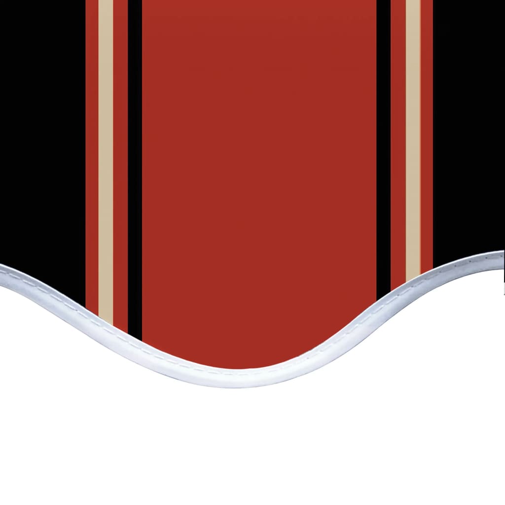 Narancssárga és barna vászon napellenző tető 4 x 3 m