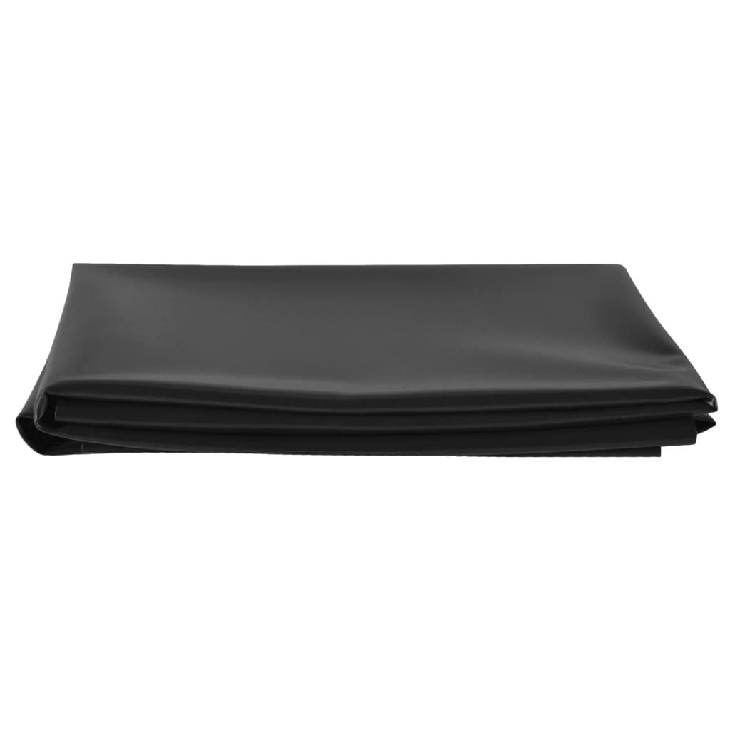 Fekete PVC tófólia 4 x 4 m 0,5 mm