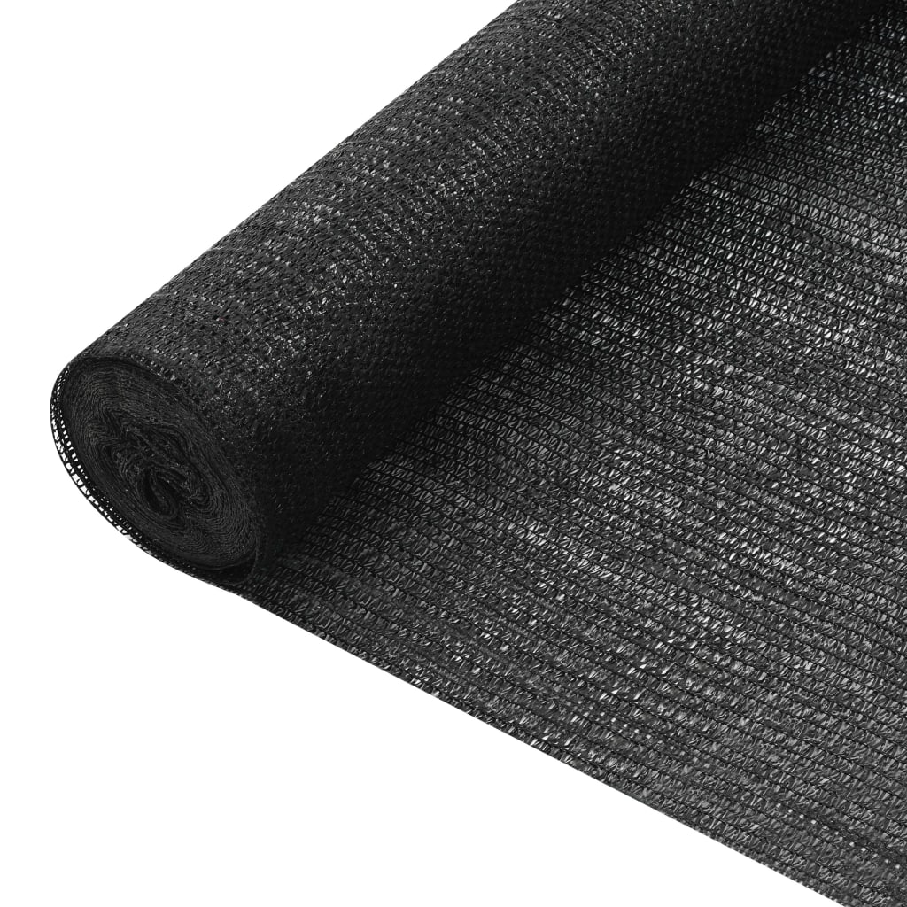 Fekete HDPE belátásgátló háló 1,8 x 50 m 75 g/m²