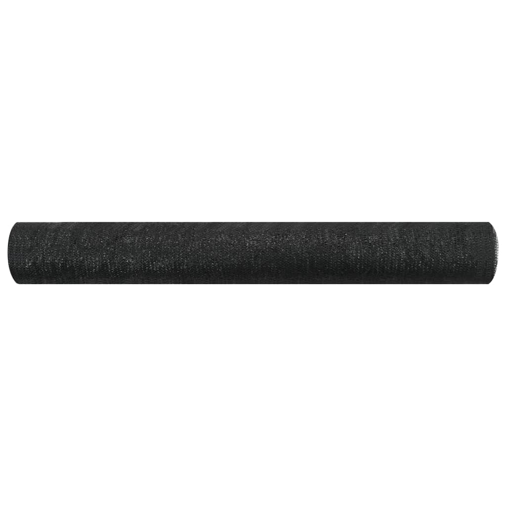 Fekete HDPE belátásgátló háló 2 x 50 m 75 g/m²
