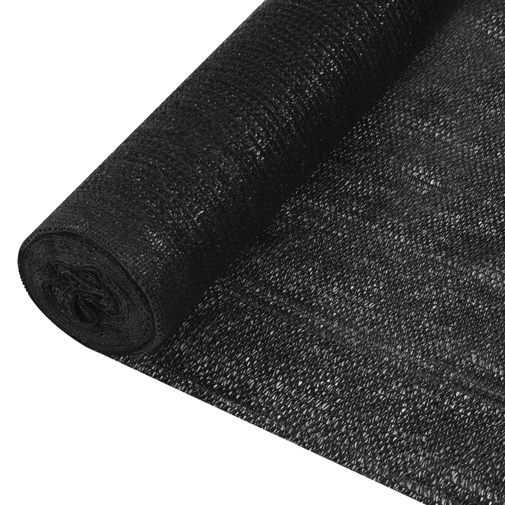 Fekete HDPE belátásgátló háló 1,8 x 25 m 150 g/m²