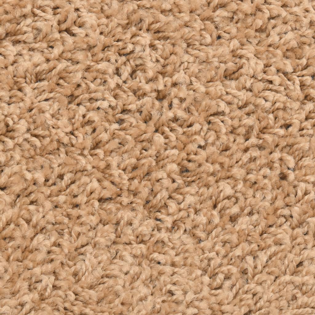 10 db bézs színű, félkör alakú lépcsőszőnyeg 56 x 17 x 3 cm