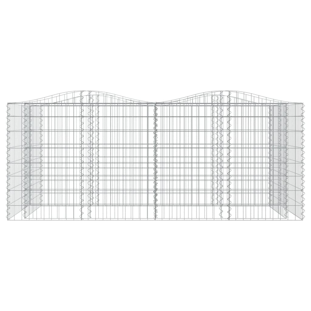 íves horganyzott vas gabion magaságyás 200 x 100 x 100 cm