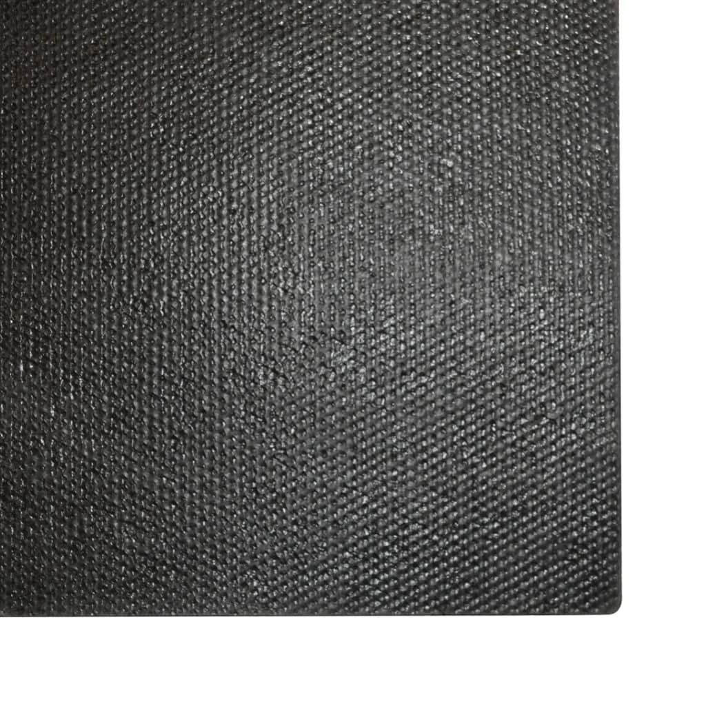 Fekete rojtos kókuszrost lábtörlő 100 x 300 cm