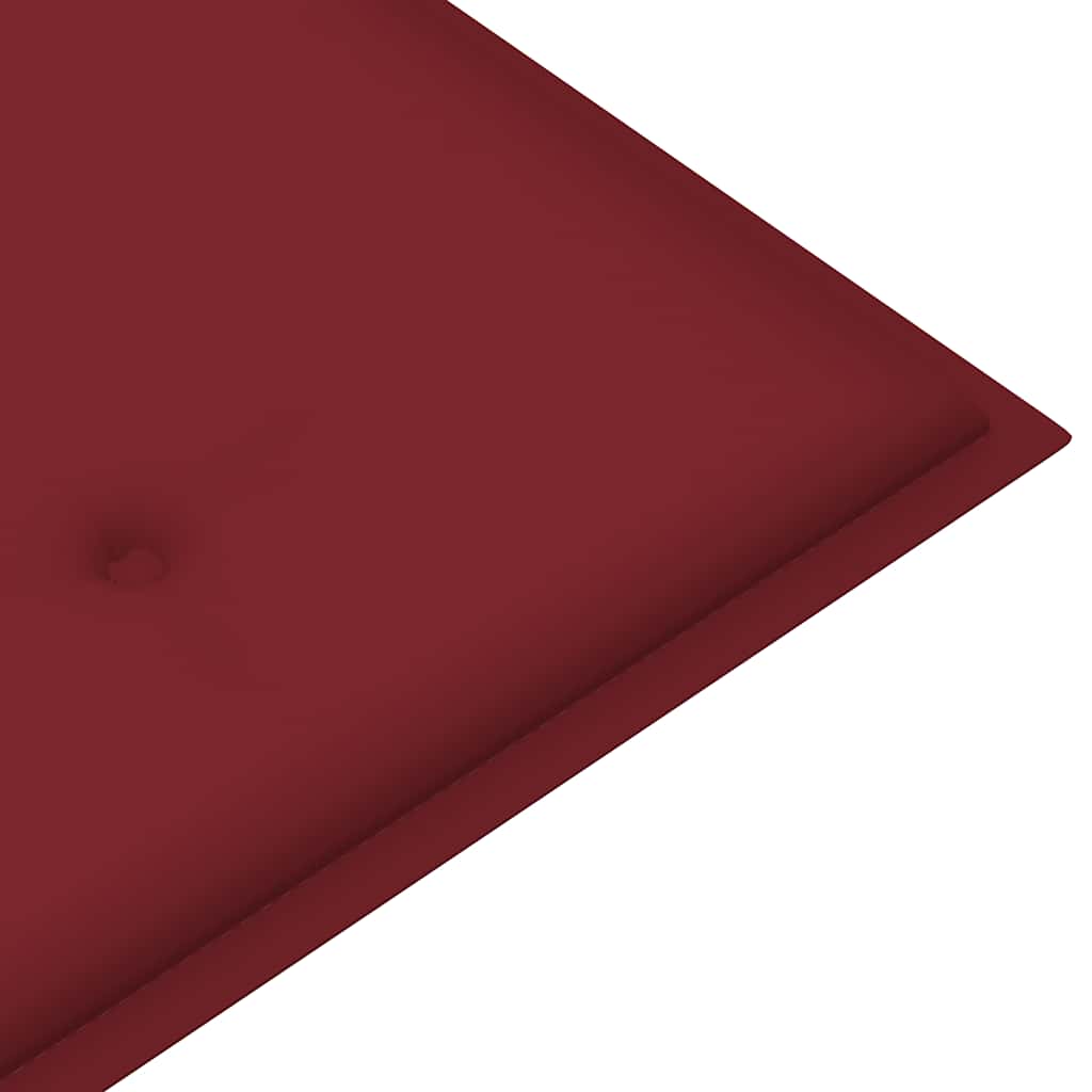 összecsukható bambusz kerti pad párnával 118 cm