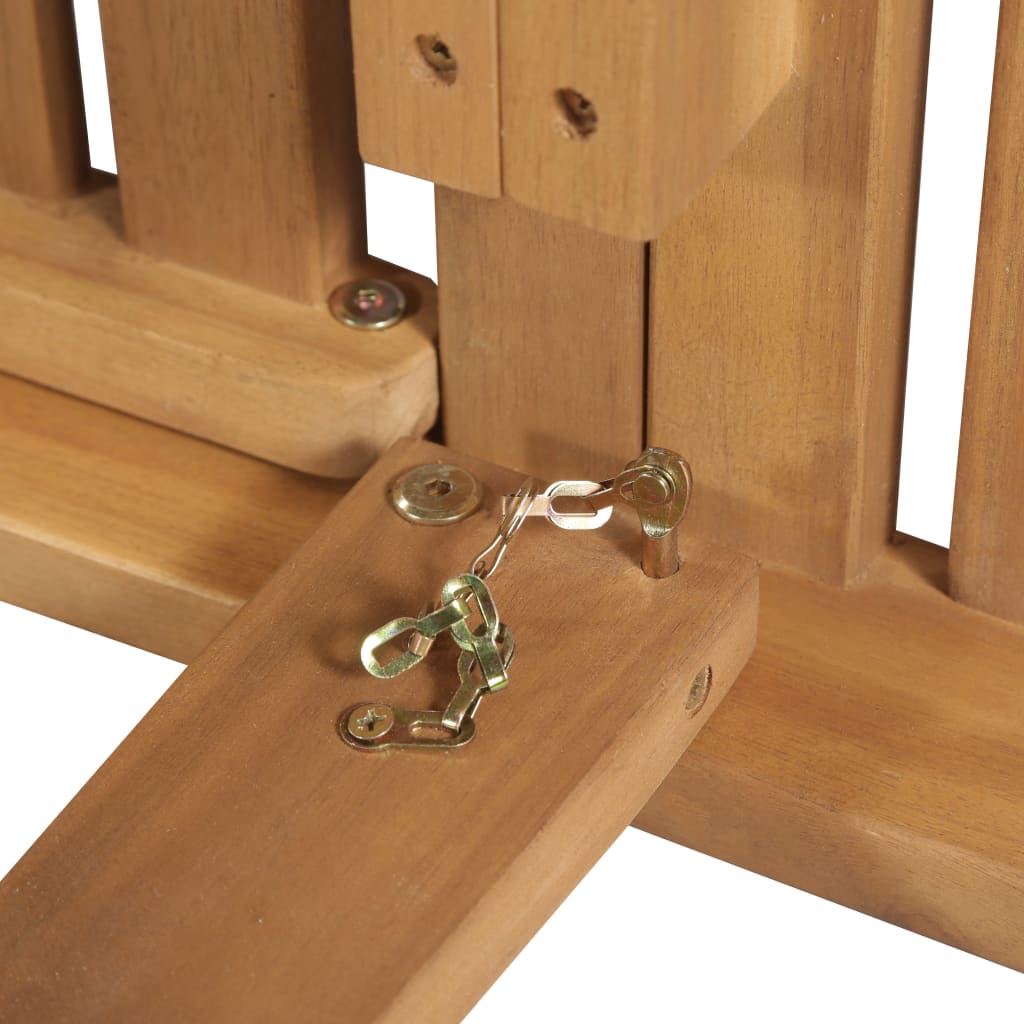 összecsukható tömör akácfa napozóágy párnával