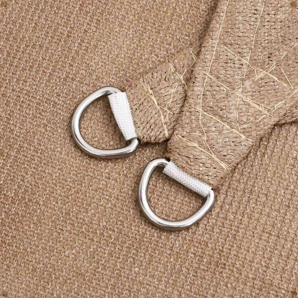 Tópszínű HDPE napvitorla 160 g/m² 5 x 6 m