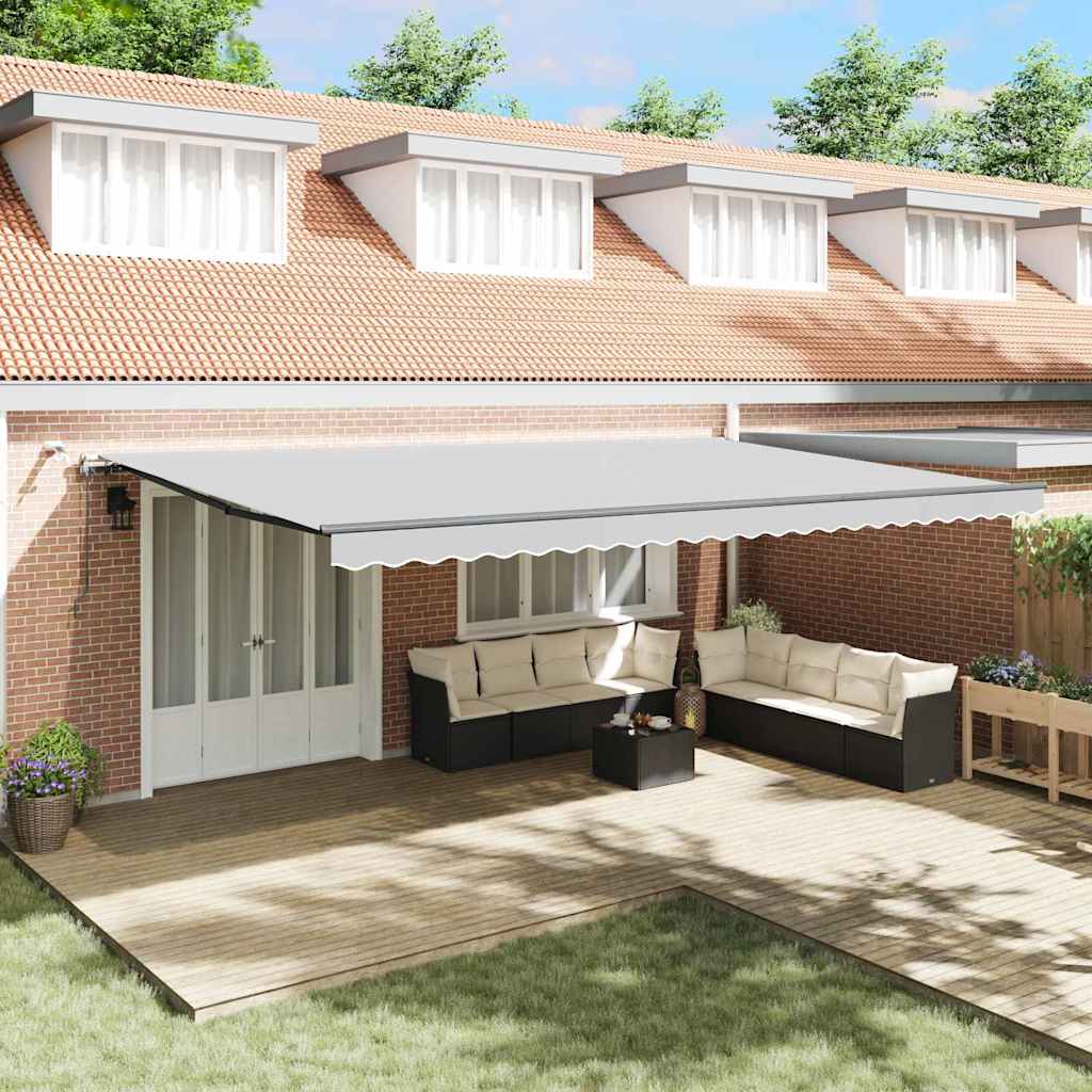 Napernyő keret Antracit 600 × 350 cm Alumínium