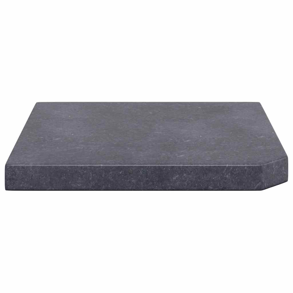 Fekete négyszög alakú gránit napernyőtalp nehezék 25 kg