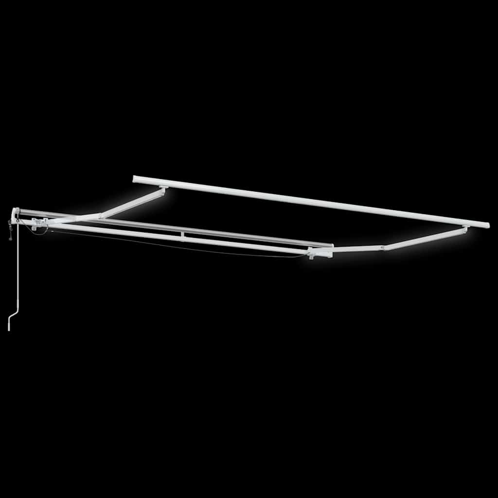 Burgundi vörös automata kihúzható LED-es napellenző 300x250 cm