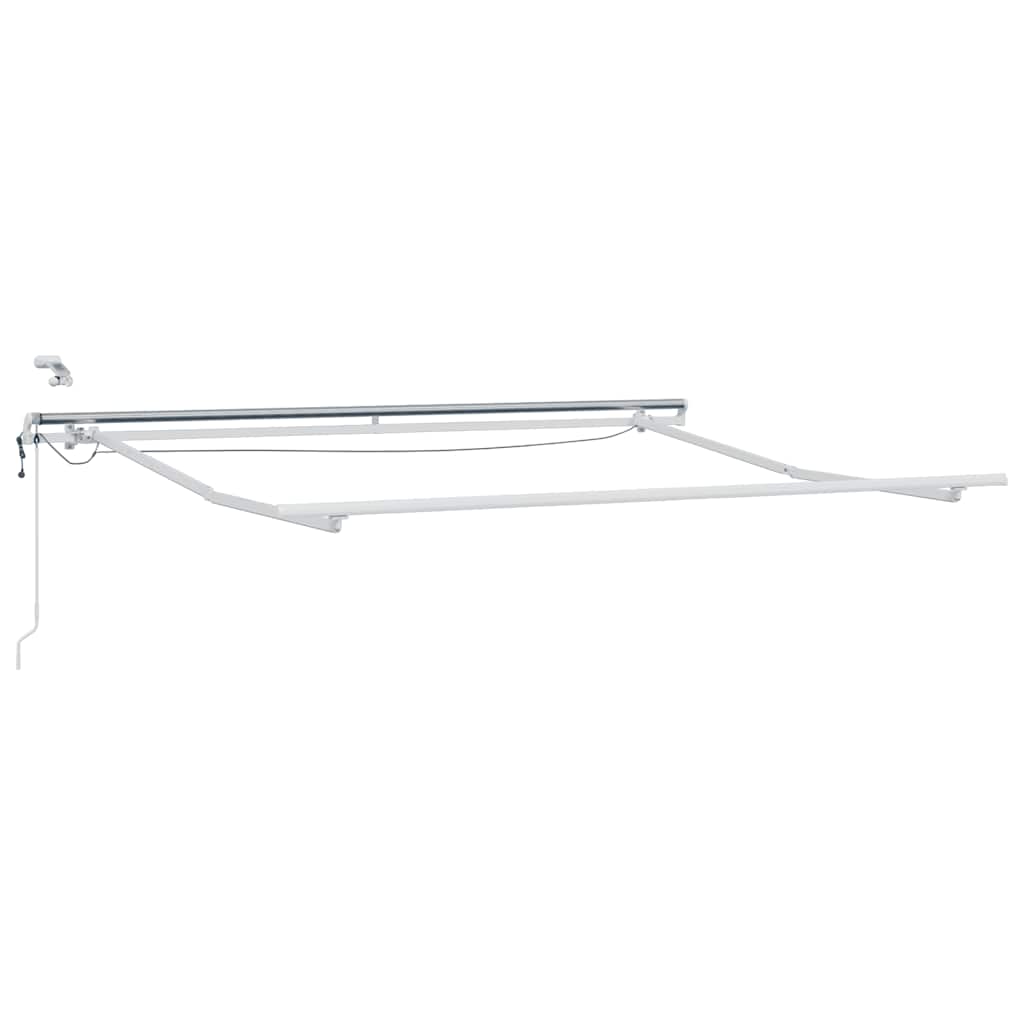 Barna automata kihúzható LED-es napellenző 300 x 250 cm