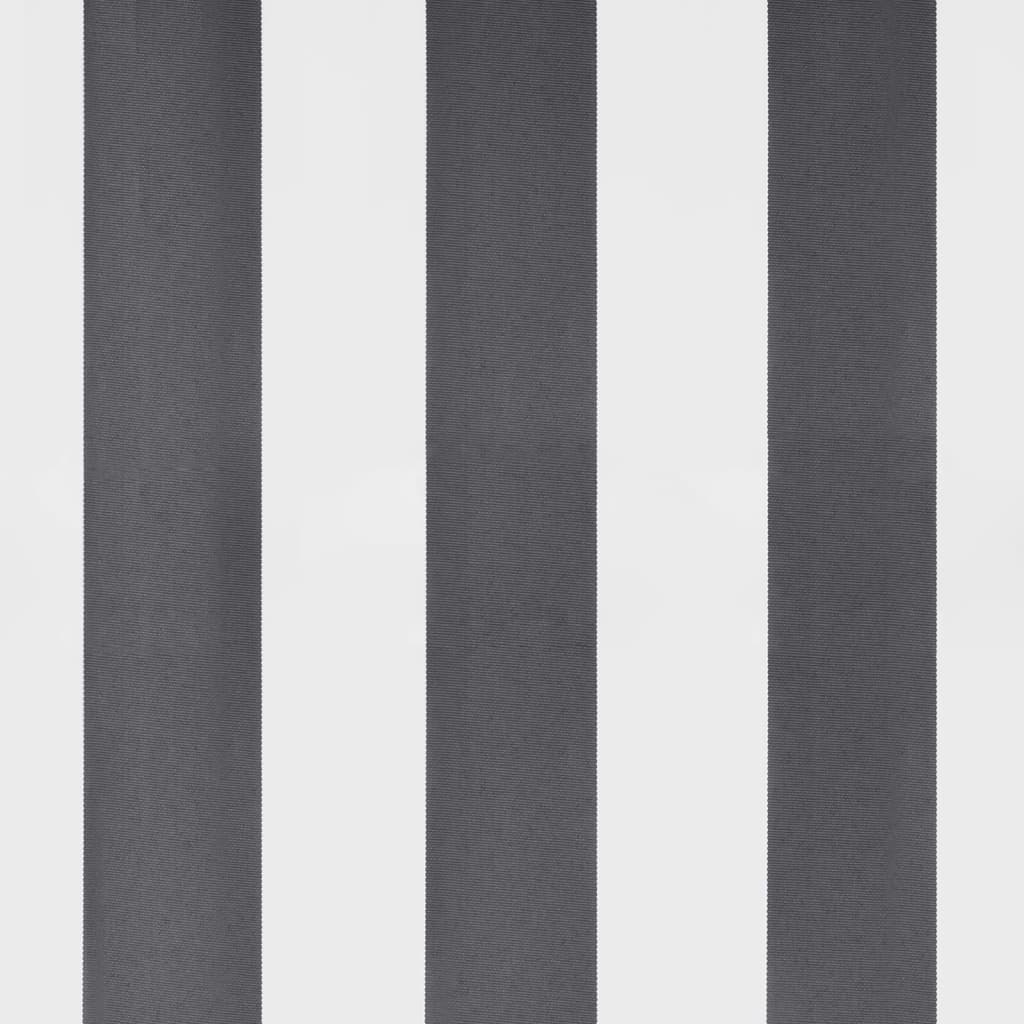 Antracitszürke-fehér LED-es automata napellenző 450 x 350 cm