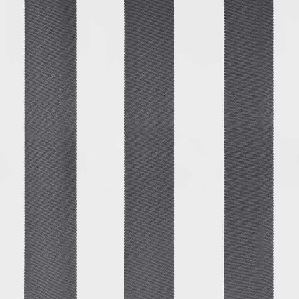 Antracit/fehér szövet/alumínium behúzható napellenző 3,5x2,5m