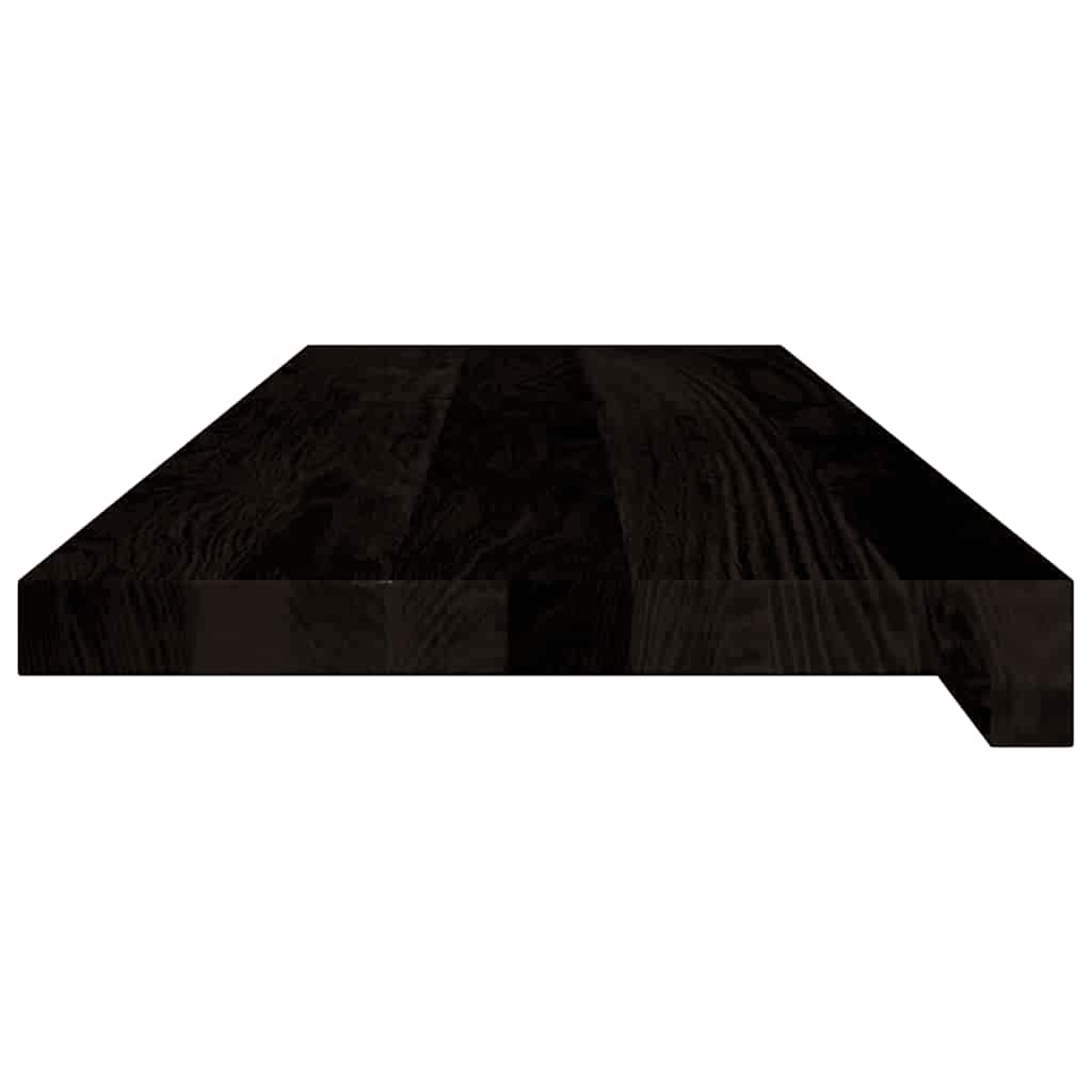 Lépcsőfokok 16 db sötétbarna 80x30x2 cm tömör fa tölgyfa