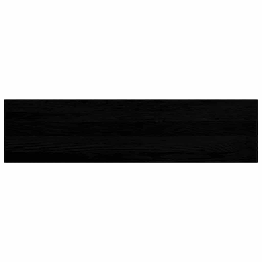 Lépcsőfokok 20 db Sötétbarna 100x25x2 cm tömör fa tölgyfa