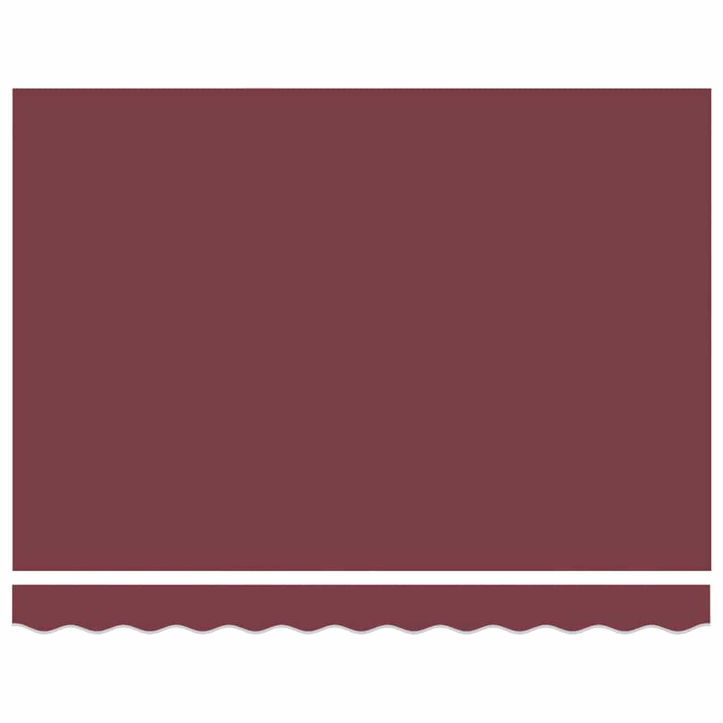 Burgundi vörös automata kihúzható napellenző 300 x 250 cm