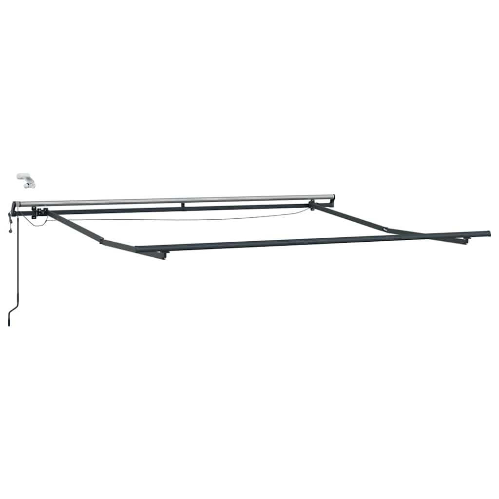 Barna automata kihúzható LED-es napellenző 300 x 250 cm