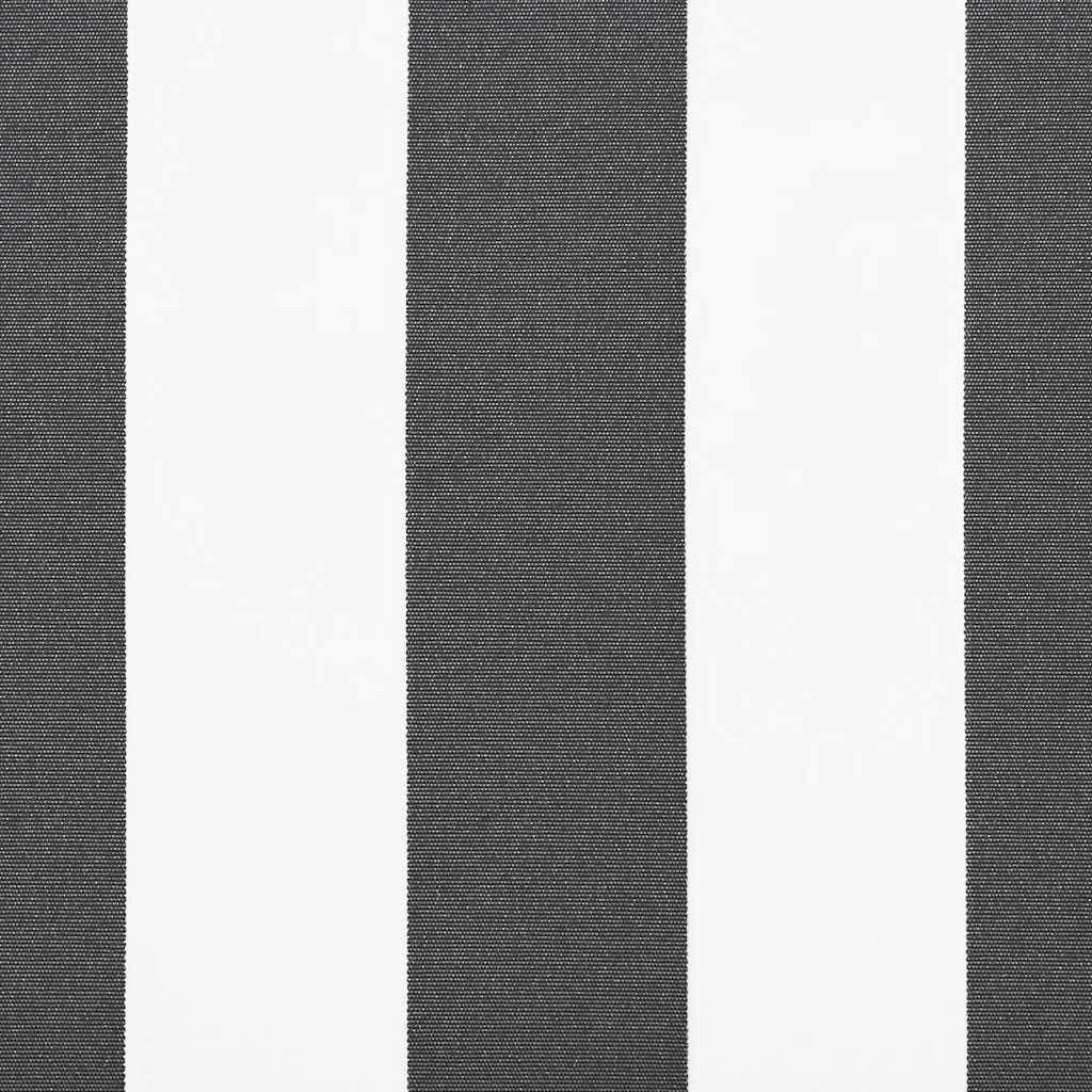 Antracitszürke-fehér automata kihúzható napellenző 400 x 300 cm