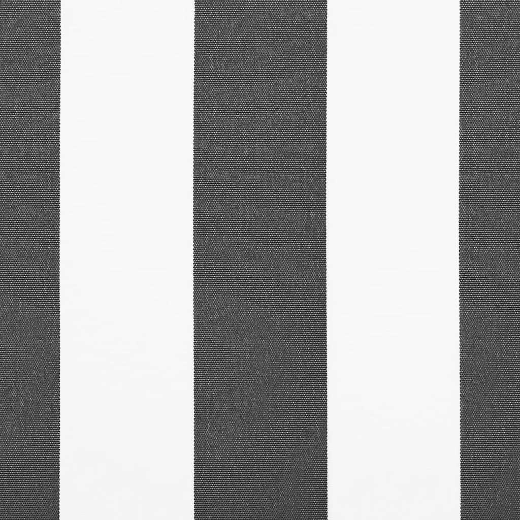 Antracitszürke-fehér automata kihúzható napellenző 450 x 300 cm