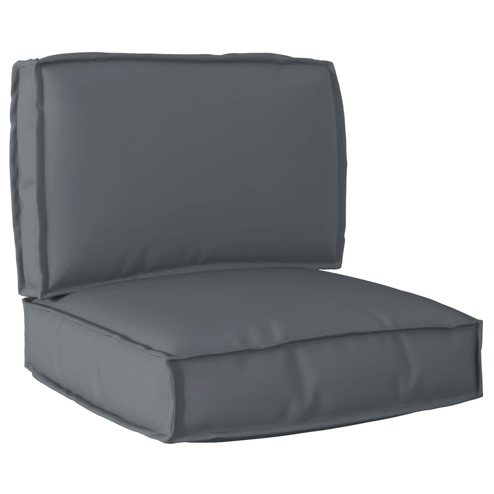 Raklap párna készlet 2 pcs Antracit Oxford Szövet