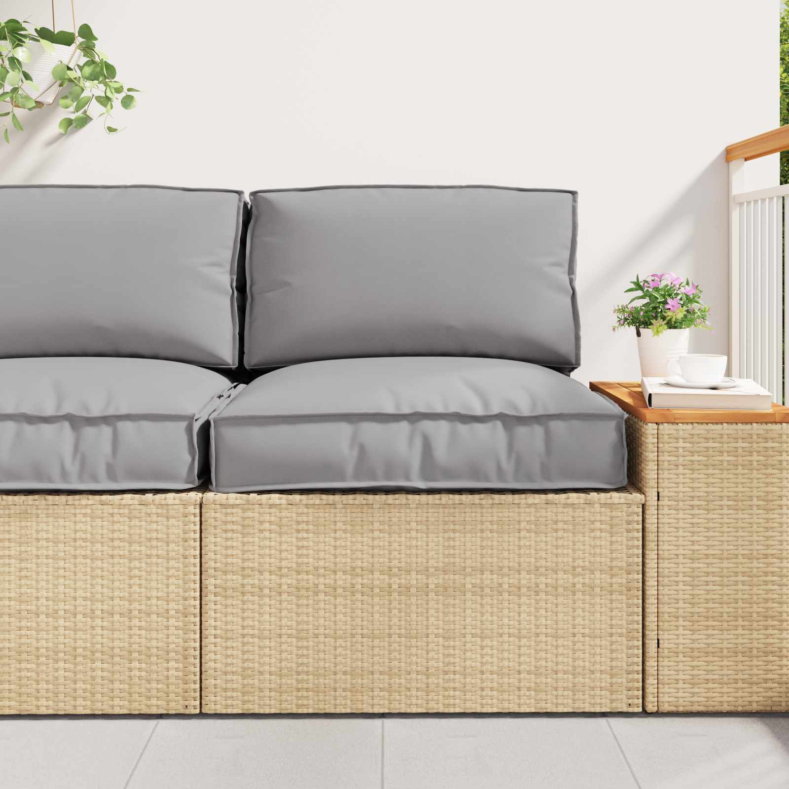 Raklap párna készlet 2 pcs Szürke Oxford Szövet