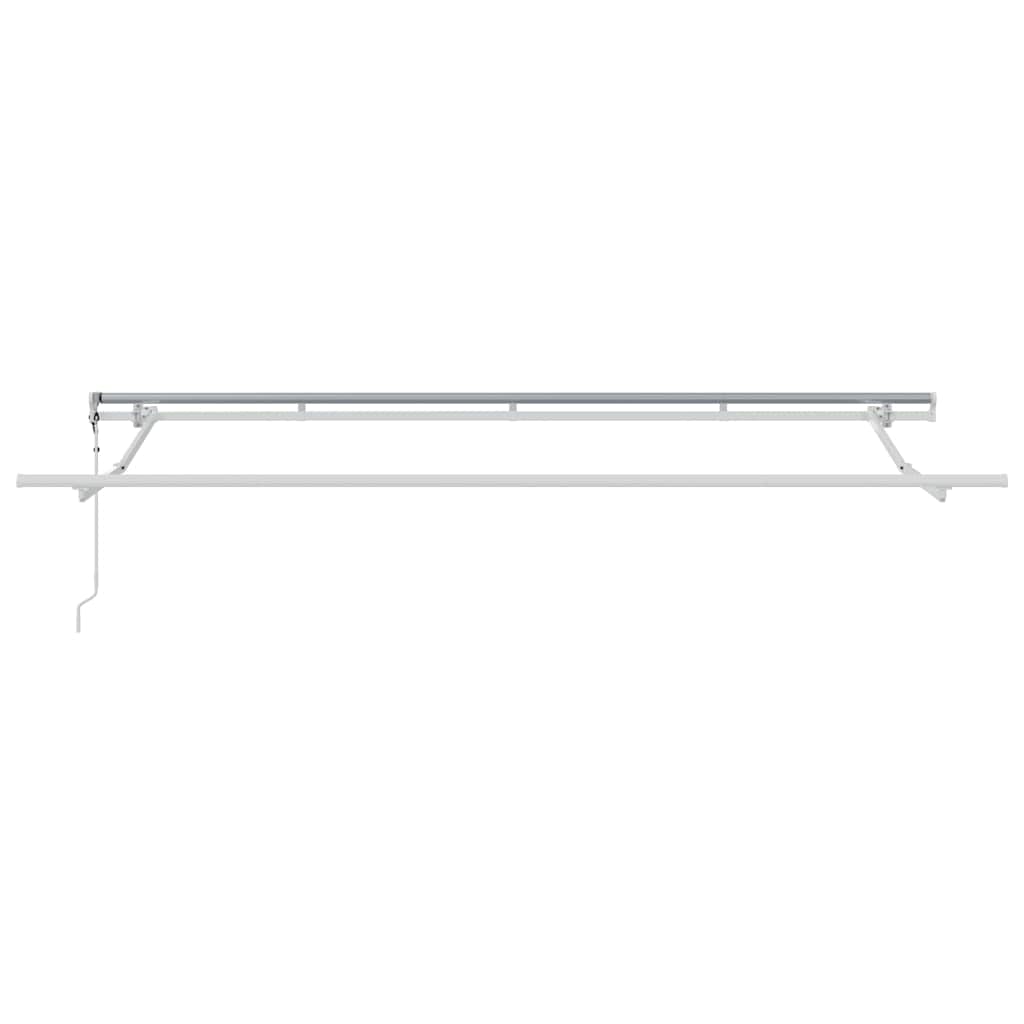 Behúzható napellenző Antracit 350 x 200 cm Pamut és Alumínium