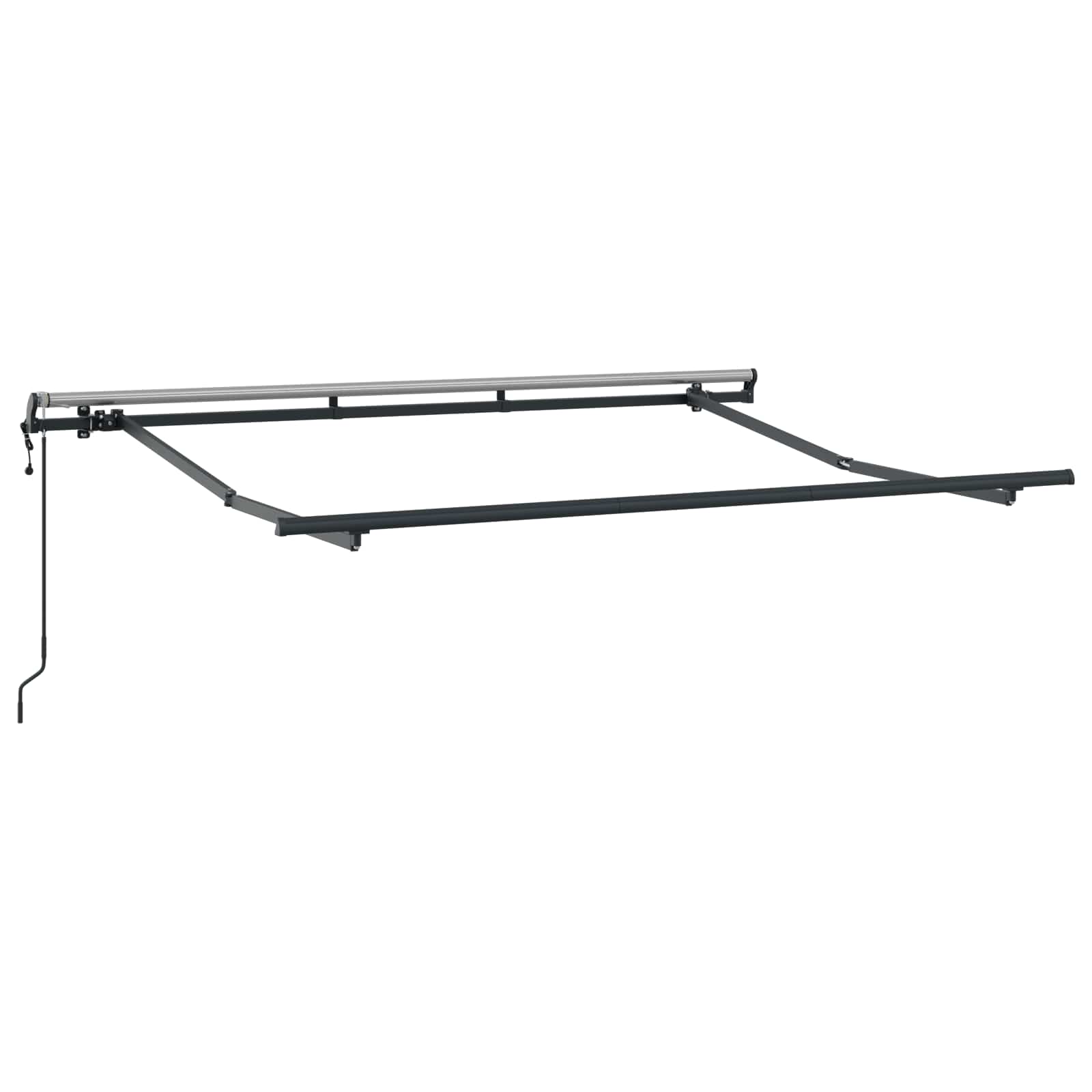 Behúzható napellenző Barna 350 x 200 cm szövet