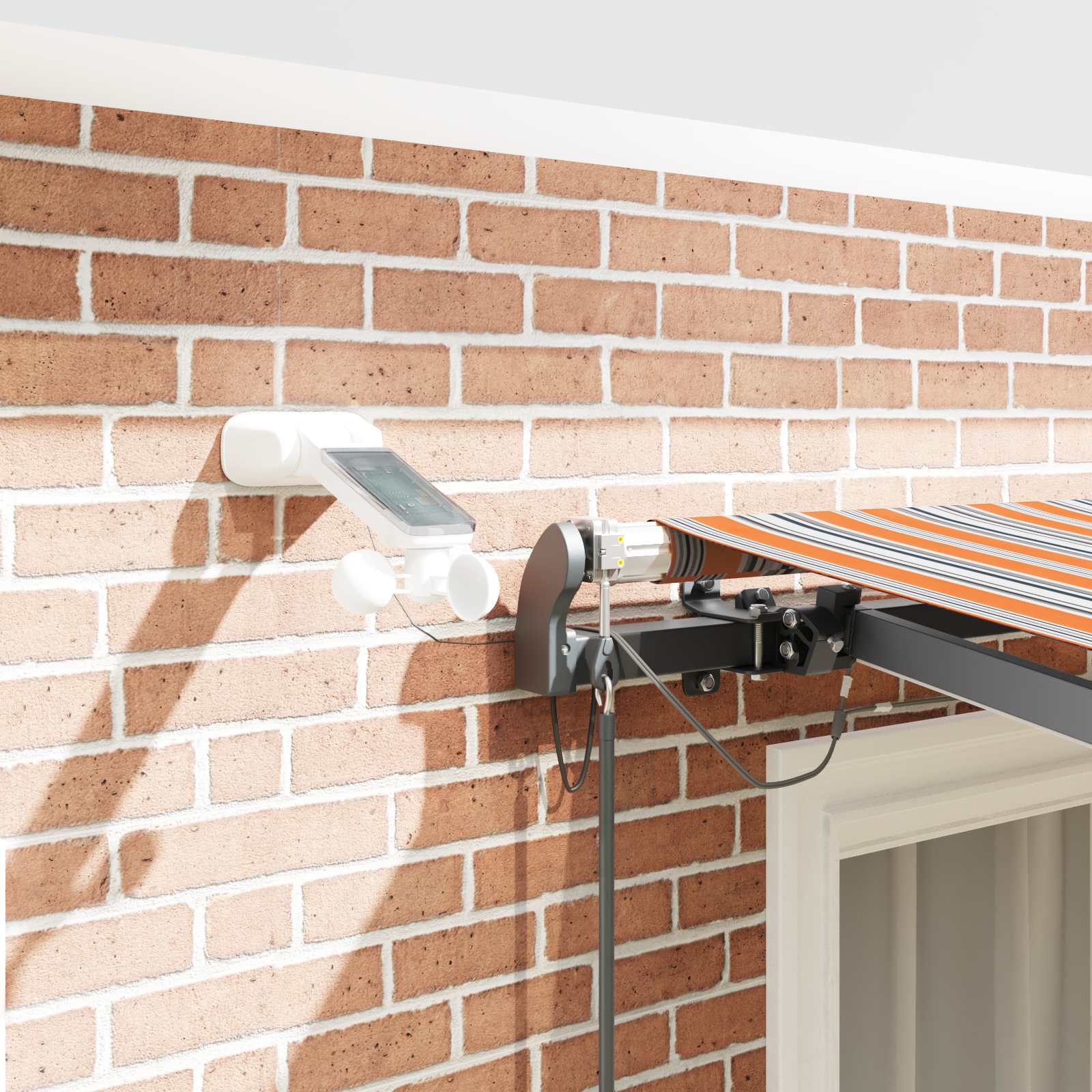 Napernyő Anyag tartalmaz Sokszínű 300 x 250 cm Poliészter